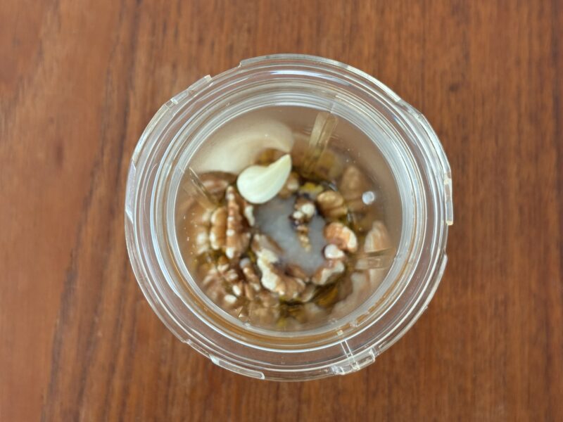 ジェノベーゼを作る材料を準備