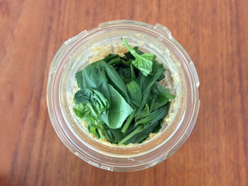 新鮮バジルでジェノベーゼ作り