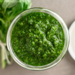 新鮮なバジルで作ったジェノベーゼ