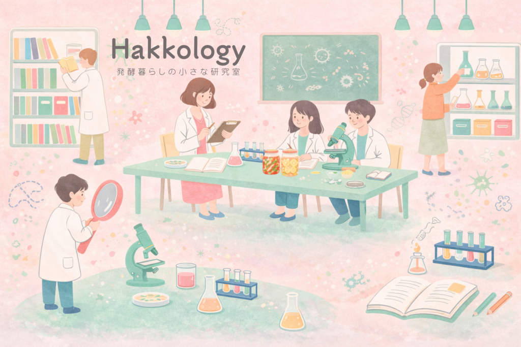 発酵と学問Hakkologyハッコロジーのイメージ